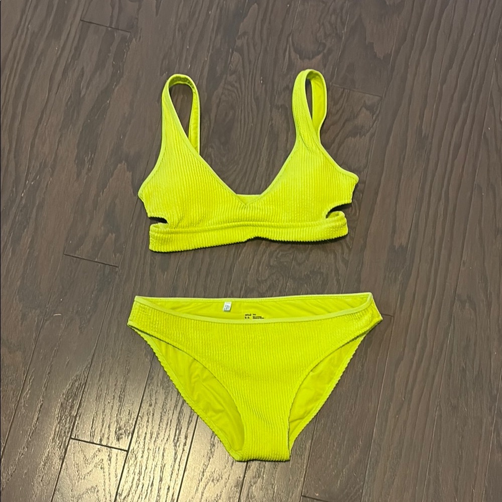 Vibrant Lime Green Bikini Set